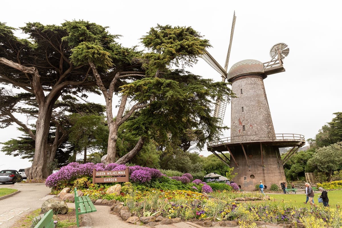Dutch Windmill & Queen Wilhelmina Garden