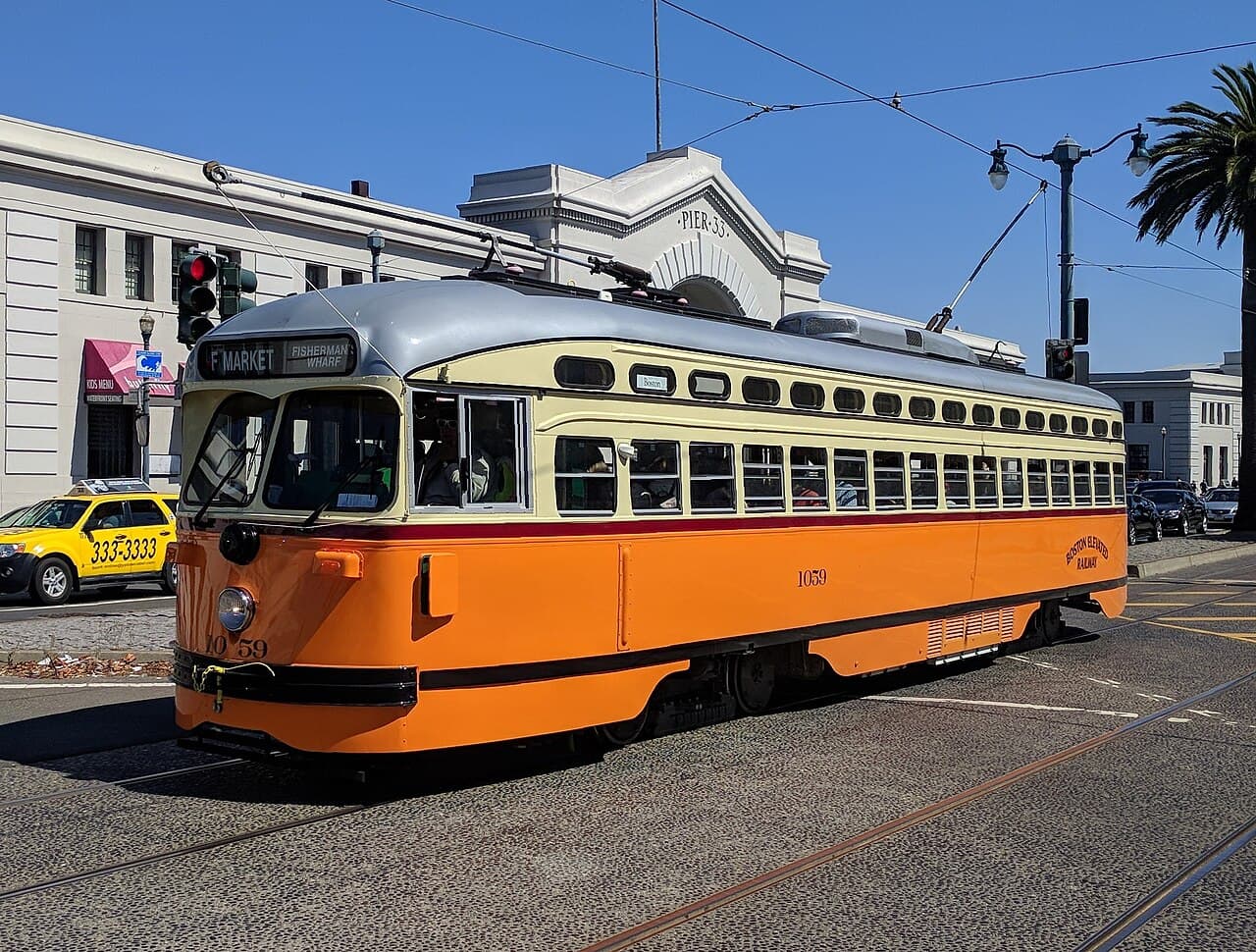 Historic F Market & Wharves Streetcars